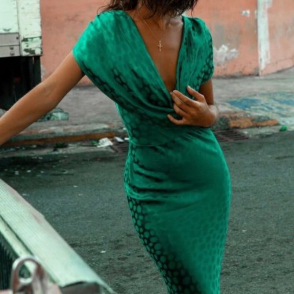 Rat & Boa ODESSA DRESS GREEN